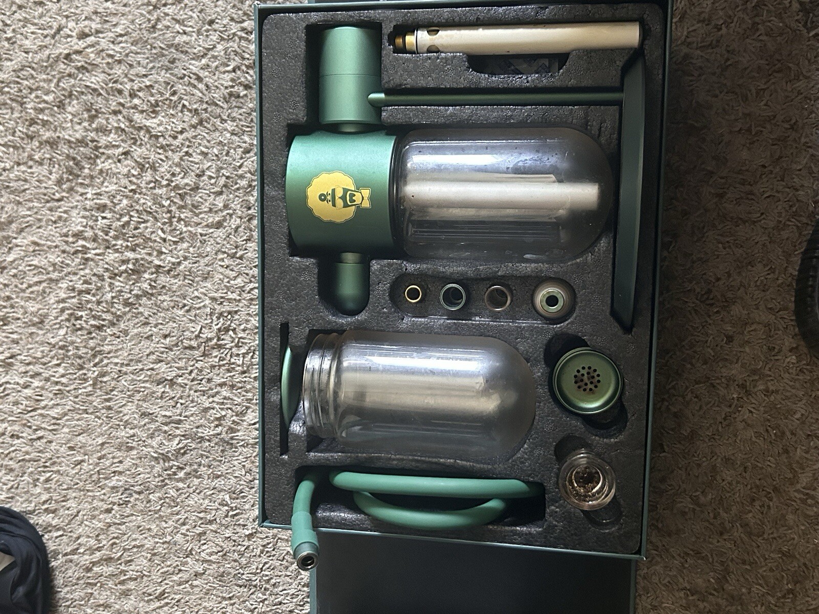 Gravity Hookah Water bong 360 Rotating Dr Green Thumb Edition