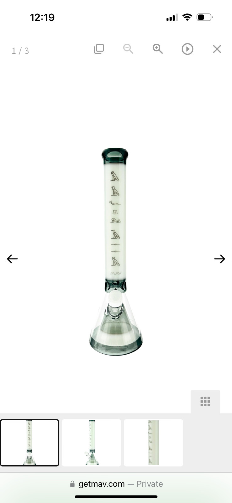 mav glass bong