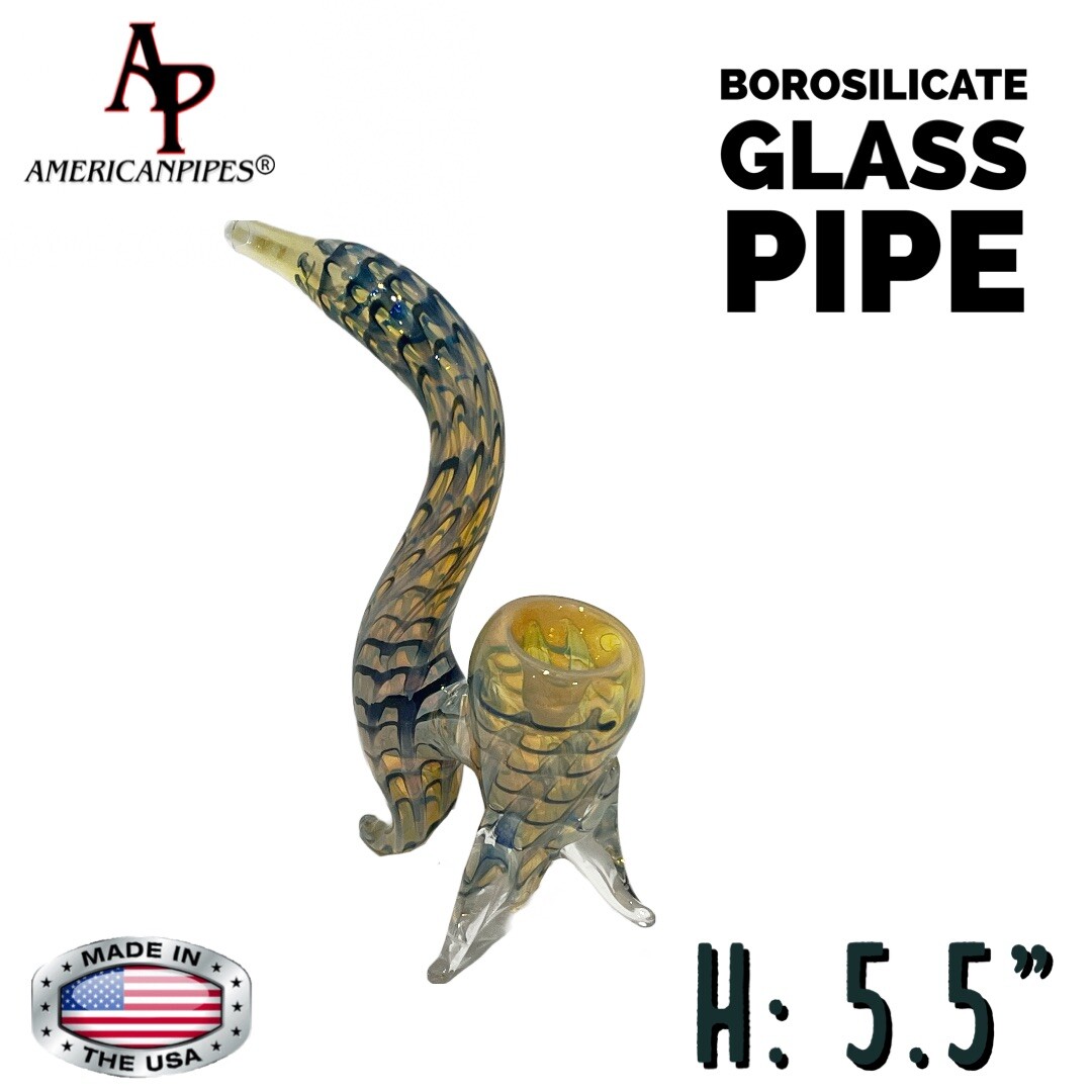 INHALE®️5.5&Prime; QUALITY GLASS PIPE / US MADE COLOR SHADE MIGHT BE DIFFERENT