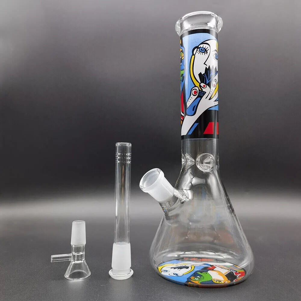 wholesale 10inch Glass Bong Smoking Water Pipe Bubbler Water Smoke Pipe bongpipe
