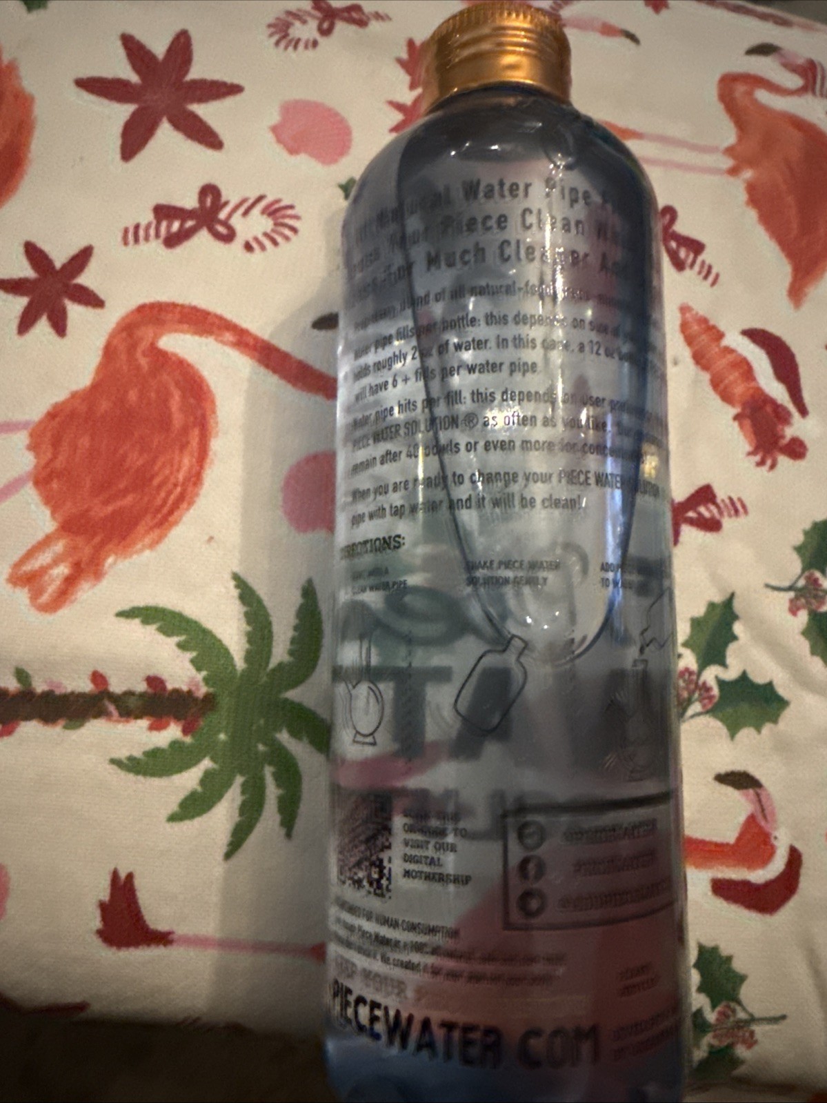 New! Piece Water Bong Water Solution Bottle – 12oz/355ml – Fast Shipping