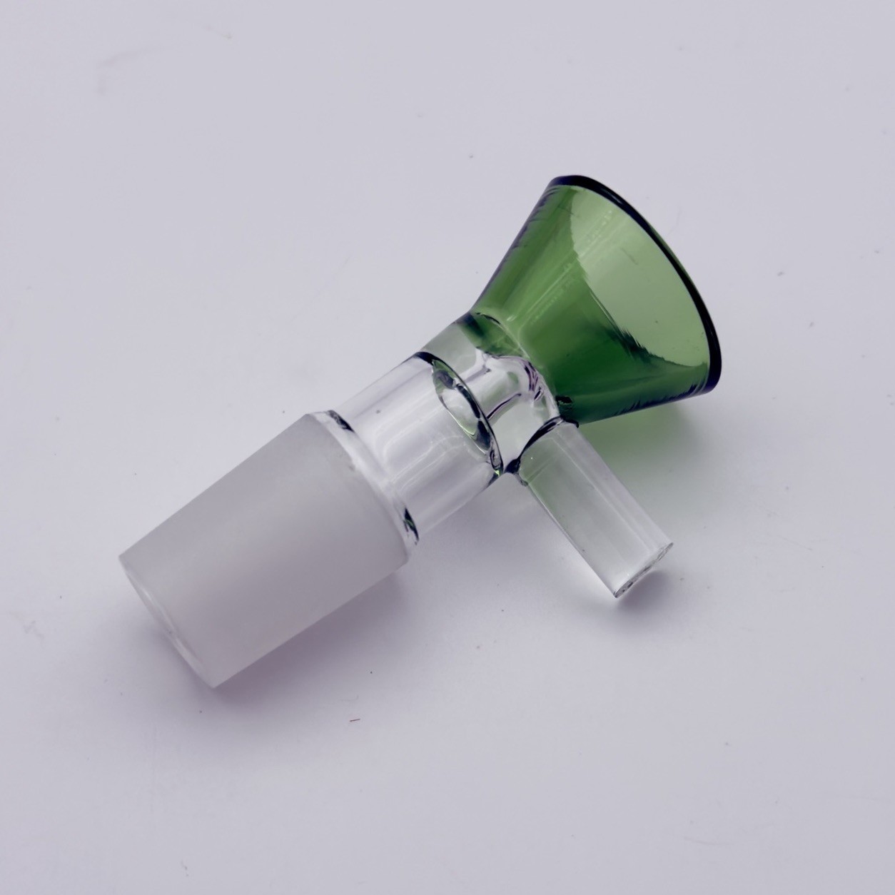 18mm Glass Bowl Piece 18 mm Bong Bowl Water Pipe Thick Slide – Green Funnel