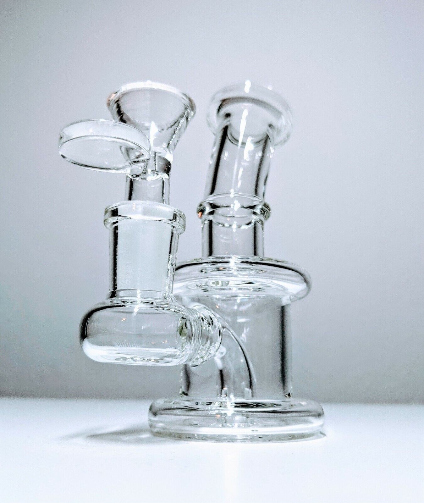 5.5&Prime; Mini Glass Bong Diffused Perc Premium Quality Water Pipe Hookah Bubbler