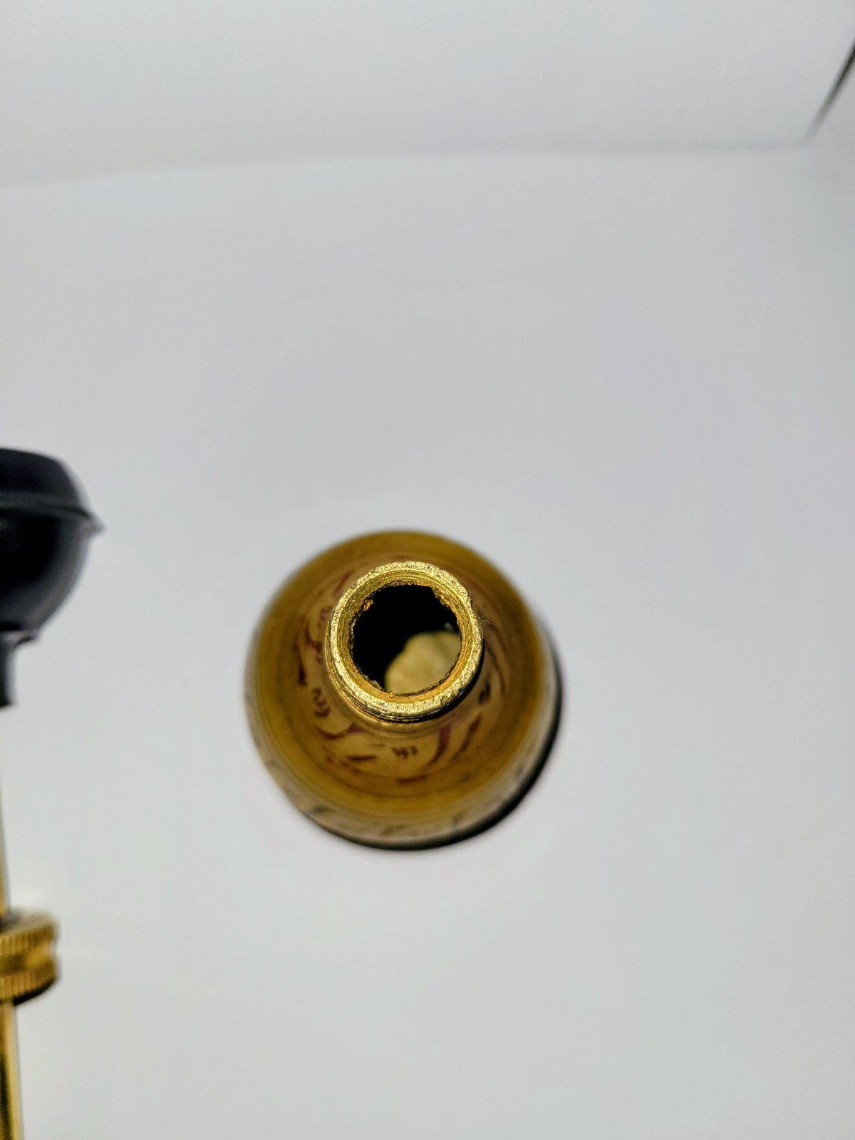 VINTAGE BRASS POCKET HOOKAH Water Pipe India Etched/Painted Handmade Pipe