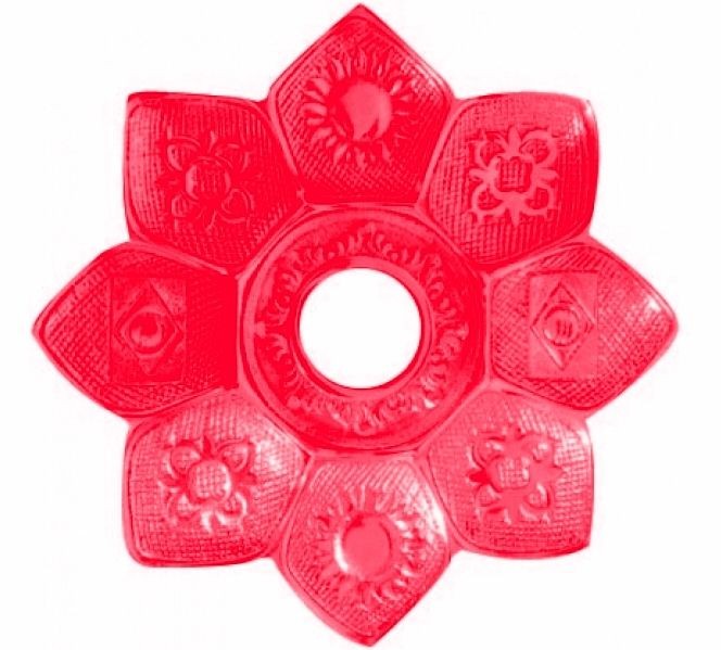 Amazon Hookah Evolution Tray Red Universal Aluminum Ash Plate Replacement New