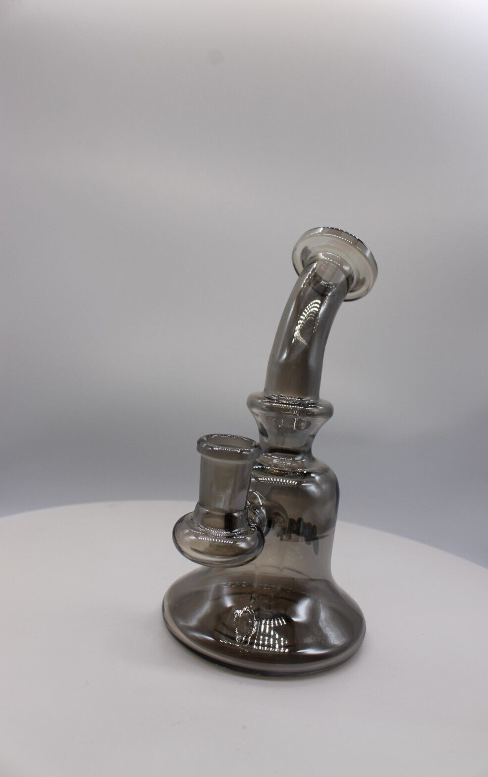 7 inches Silver Portable Mini Glass Bong Water Pipe Hookah 14mm Bowl Mocoya