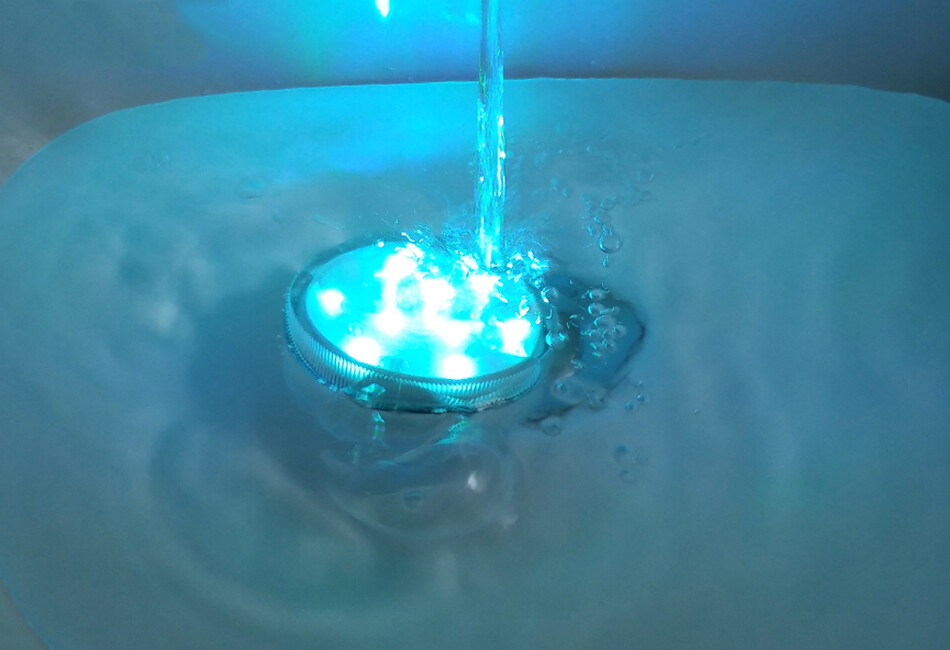 Hookah Led Light Set Coasters Underwater Insert + Remote Control