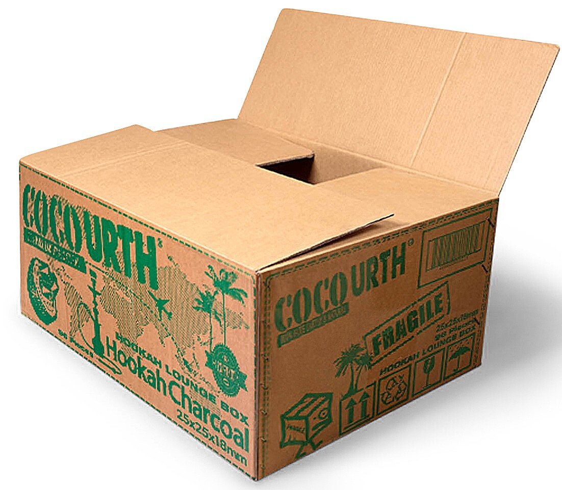 CocoUrth 960 Pcs Natural Coconut Hookah Charcoal Coal (FLATS) 10kg