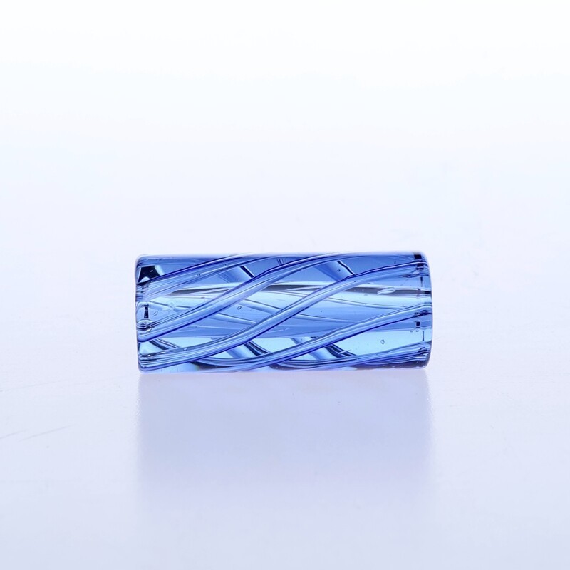 5pcs 7 Holes Spiral Smoking Glass Filter Tips Cigarette Mouthpiece D12*H30mm