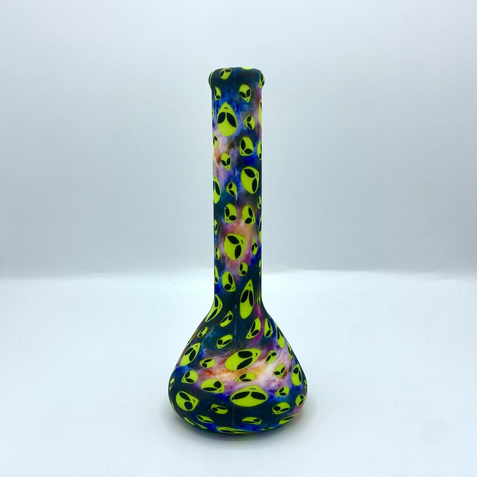 Silicone Smoking Water Pipe Bong Bubbler 8&Prime; hookah 14mm glass bowl