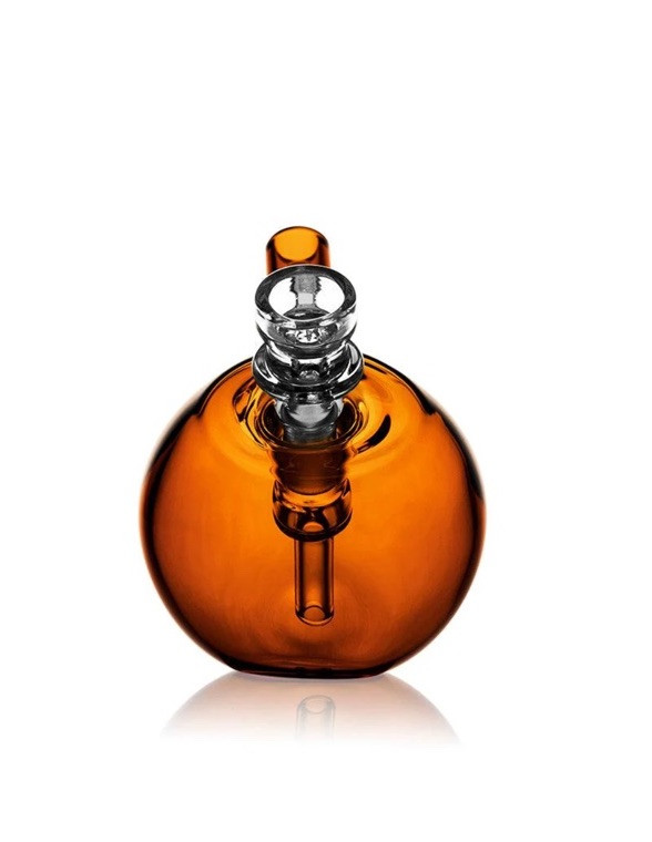 Grav® Labs SPHERICAL Pocket Bubbler COOL BONG Glass Water Pipe Hand Pipe *USA*AM