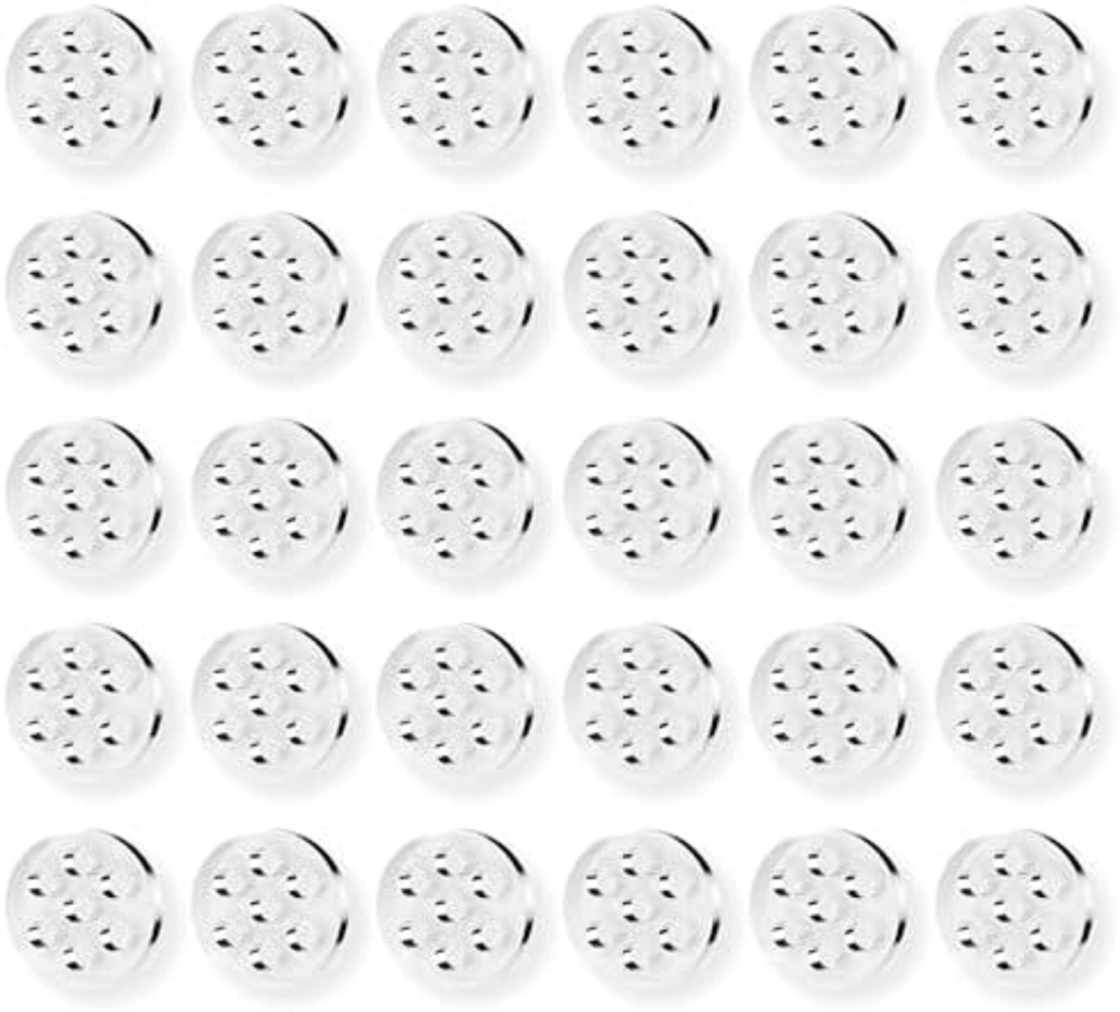 30 Pcs High Borosilicate Glass Screens for Pipes and Bowls Glass Screen Filters