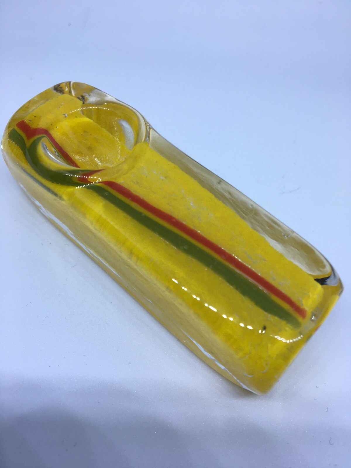 3” HITTER CUBE MINI POCKET HAND PIPE BOWL BLOCK XC20Y OG 1 USA HEAVY BLOWN GLASS