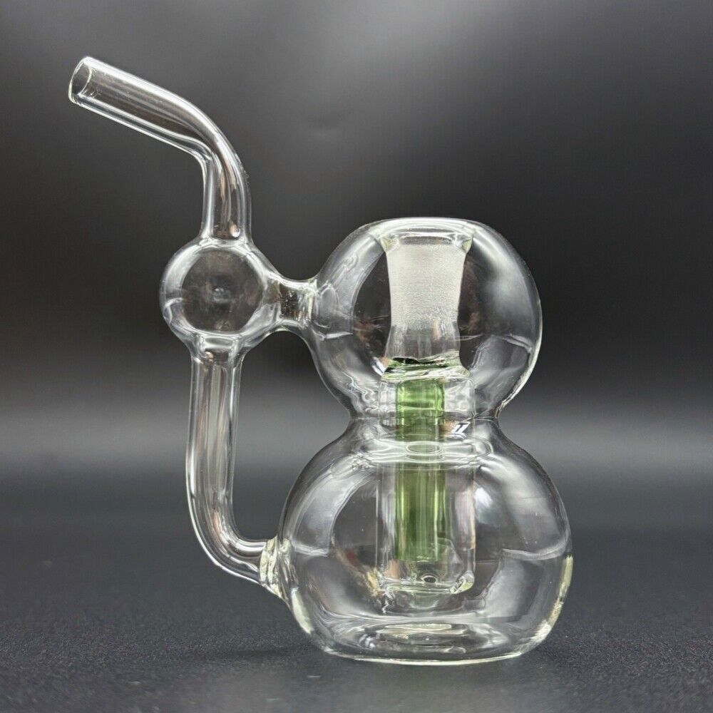 3.7&Prime; Mini Gourd Glass Bong Premium Quality Water Pipe Hookah Bubbler W/Tube&Bowl