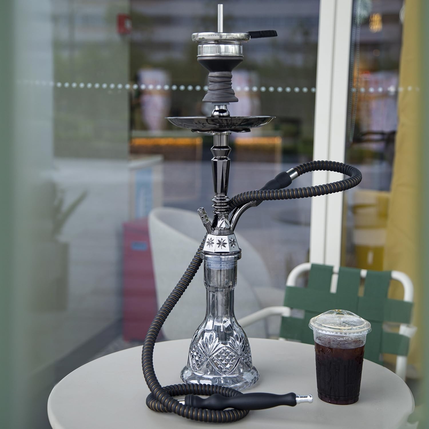 Hookah Set 25&Prime; Egyptian Style Hookah Complete Set w/ Everything, Shisha AGFYLIFE