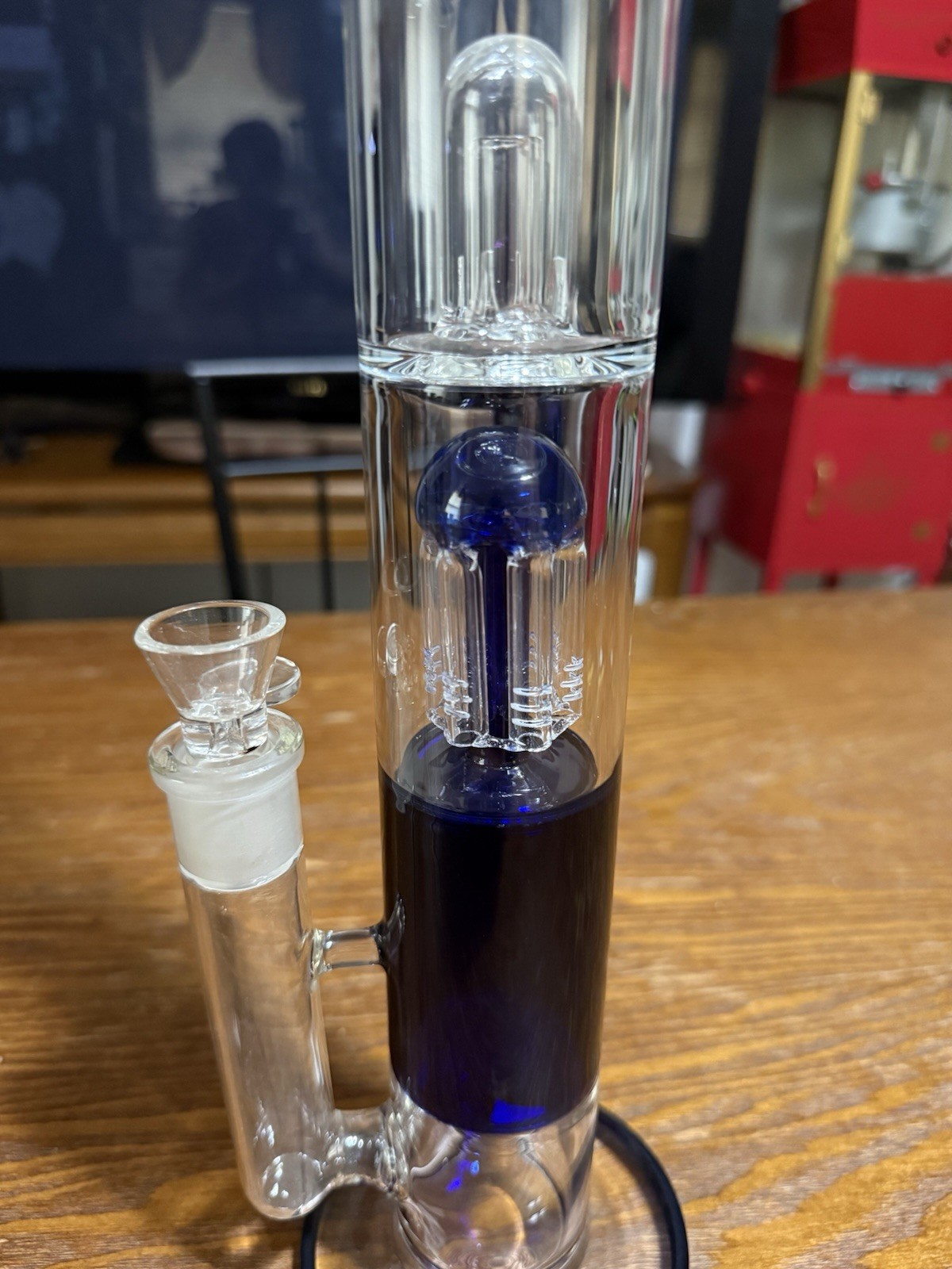 20&Prime; Glass Bong TALL THICK LARGE Hookah HEAVY Water Pipe + 18mm bowl