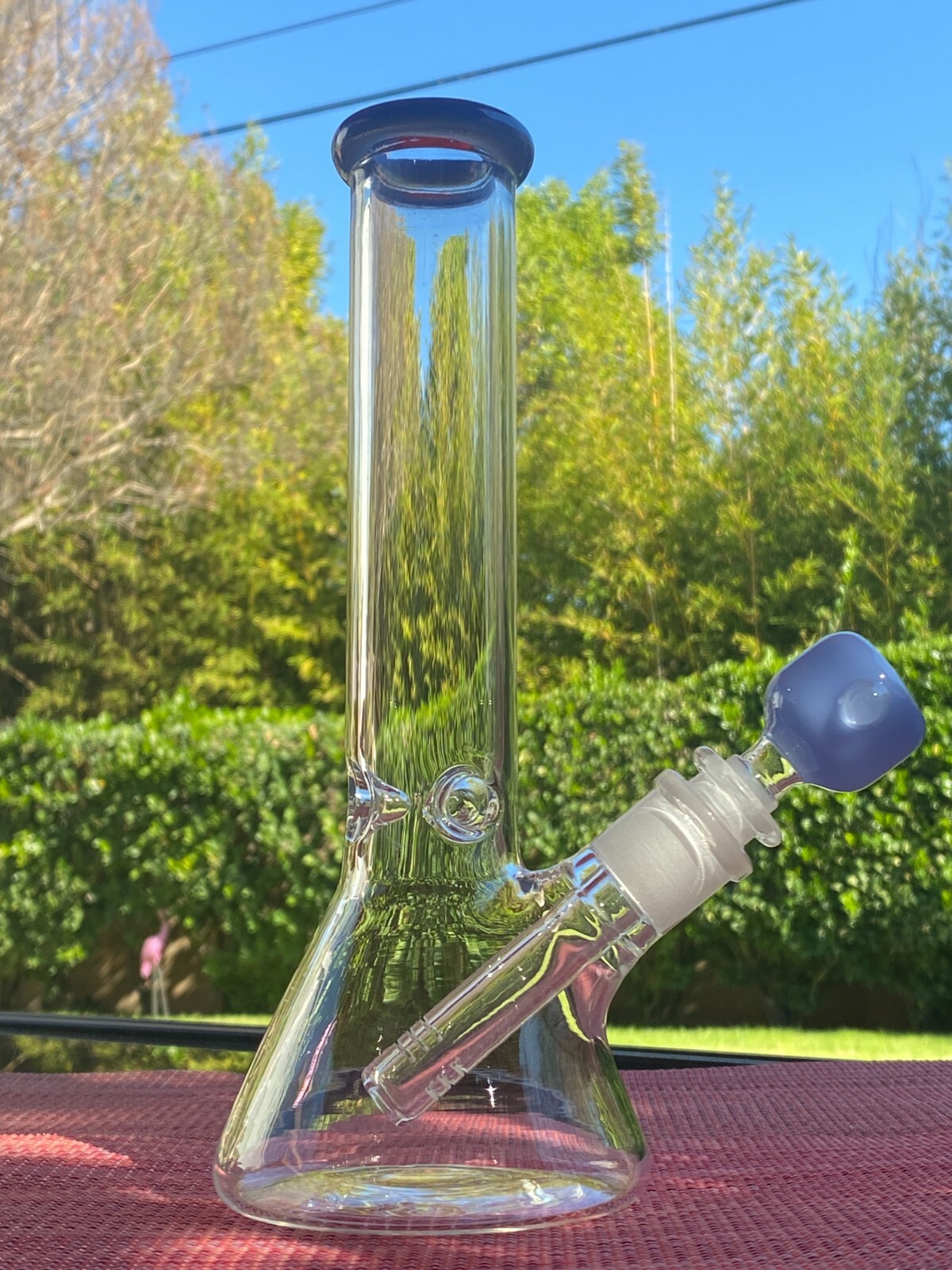 10 » Hookah Glass Water Pipe Bong Thick Bubbler Percolator Beaker