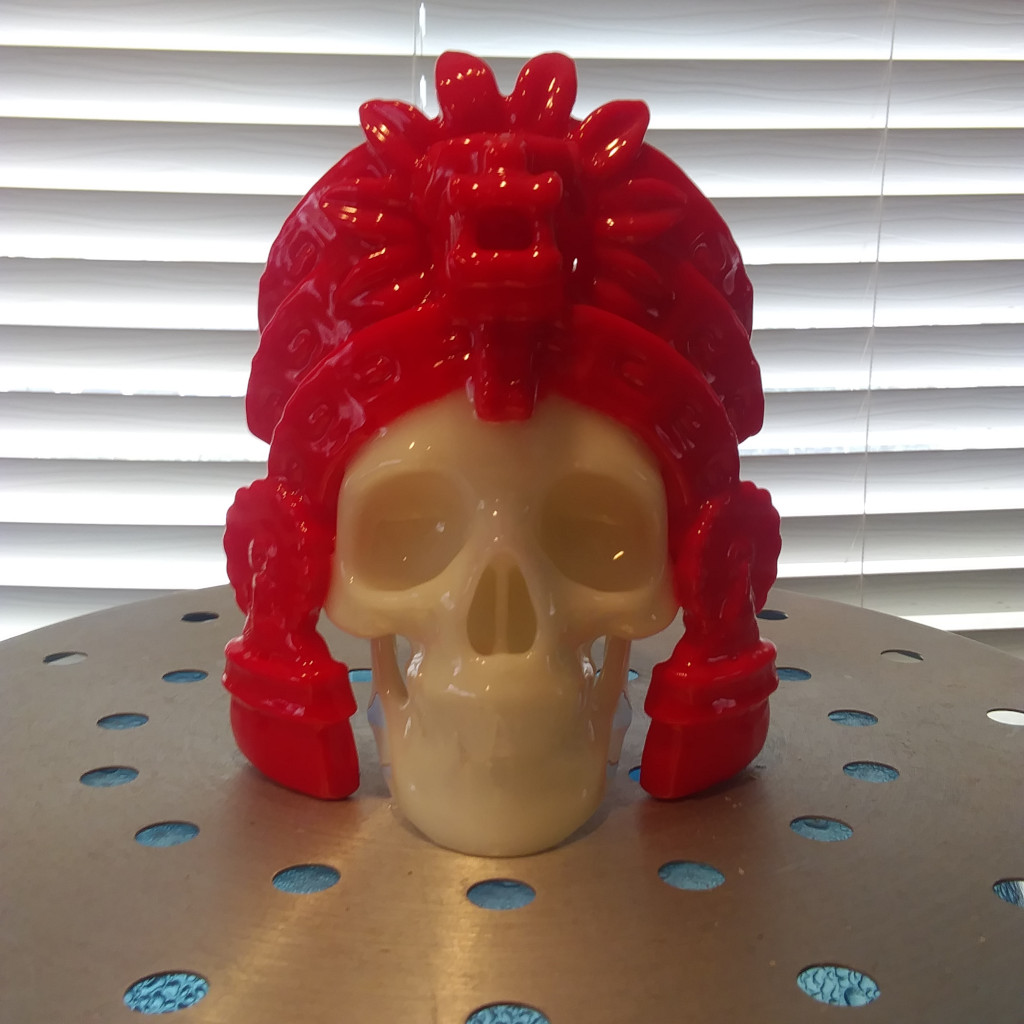 Quetzalcoatl Skull Bong bubbler