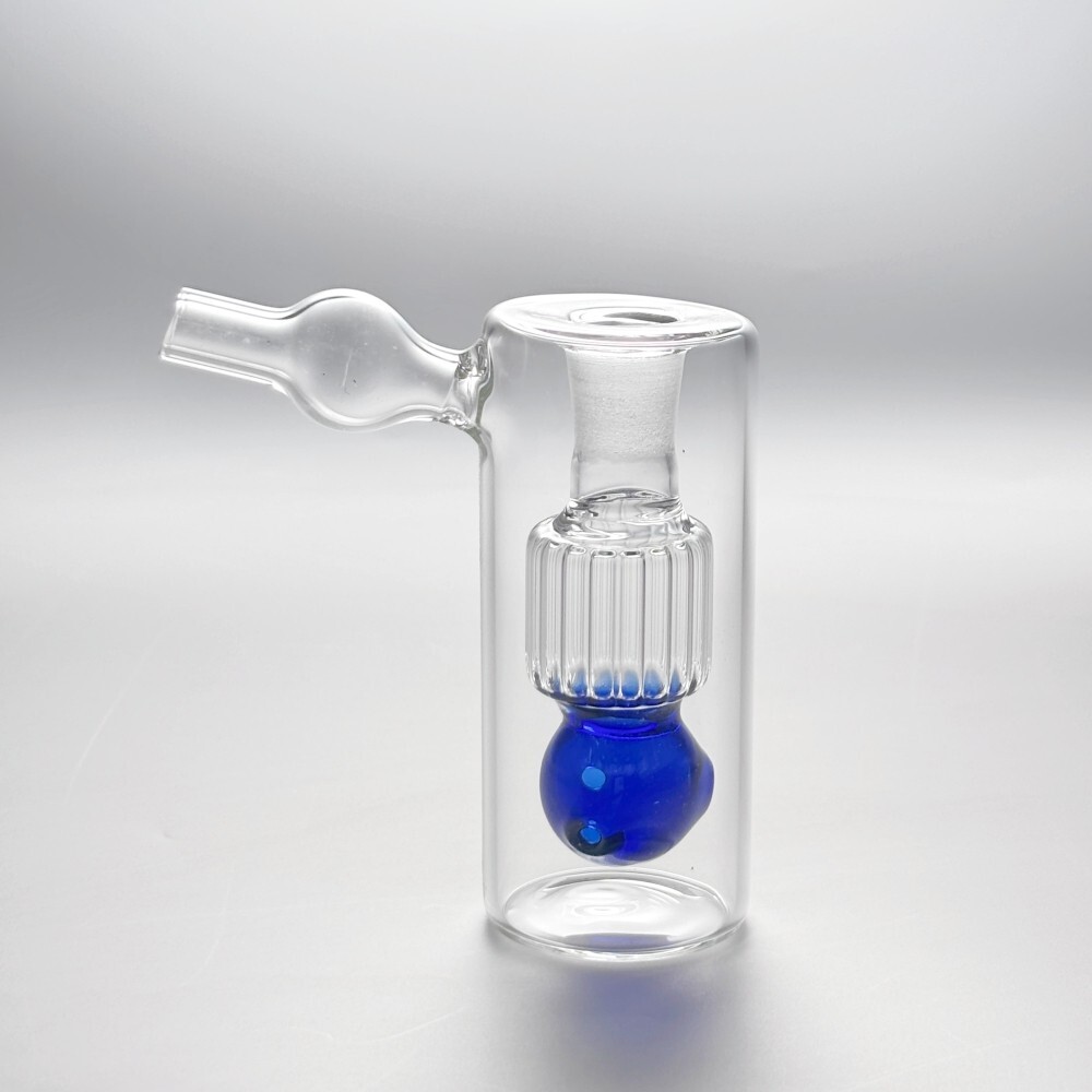 Portable MINI 3&Prime; Glass Bong Hookah Smoking Water Pipe Shisha W/Bowl Full set