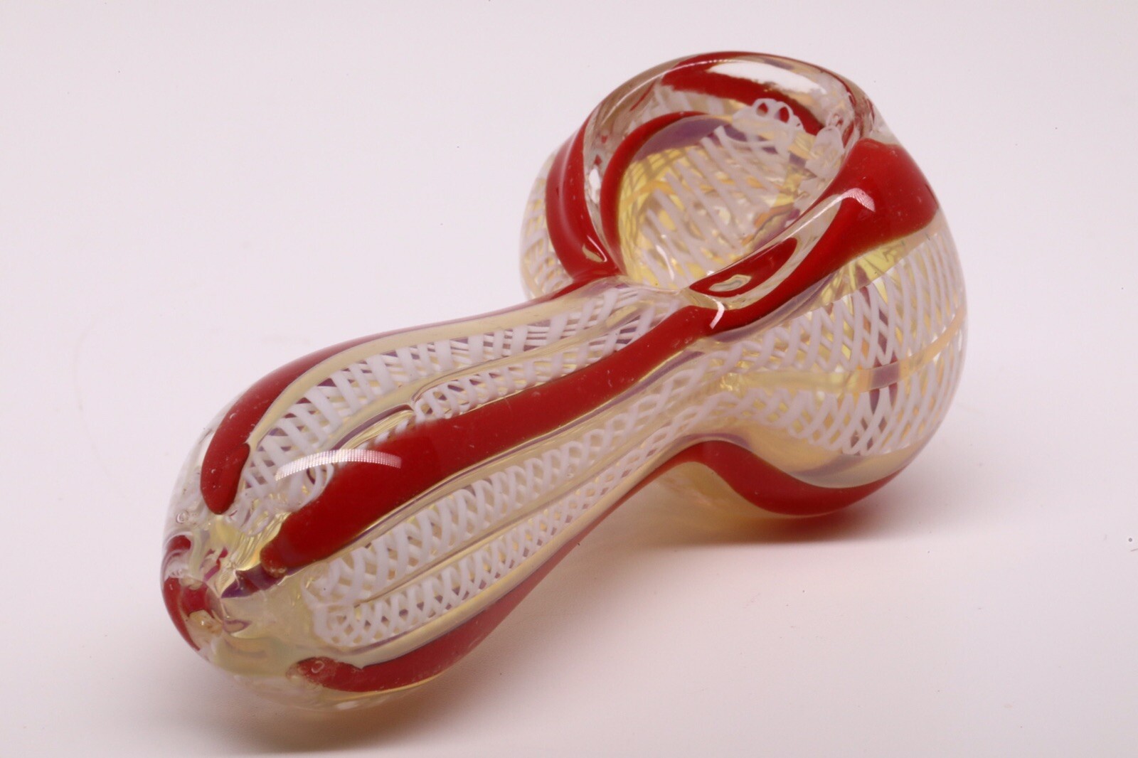 BLOWN GLASS HEAVY MINI HITTER 3” POCKET PIPA BOWL USA TOBACCO SMOKING HAND PIPE