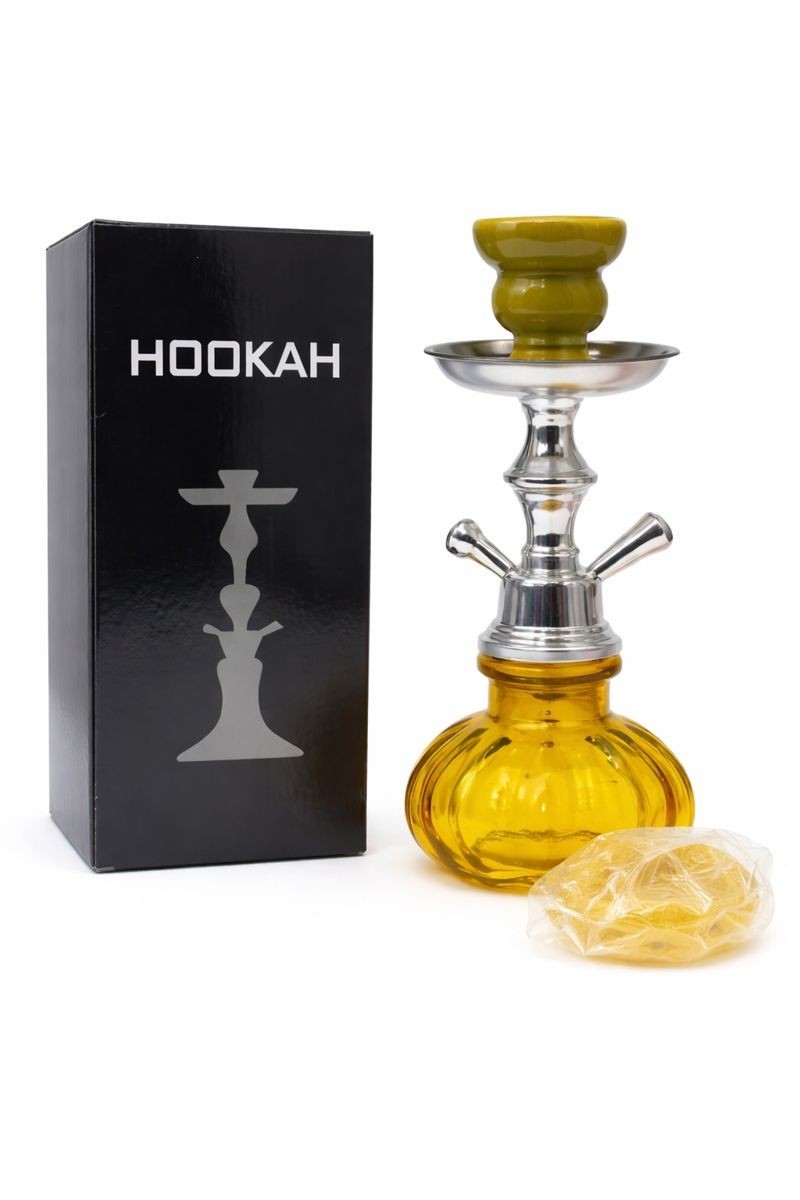 HOOKAH ZEBRA RODMAN-2 – YELLOW | Complete Hookah Set | FREE SHIPPING
