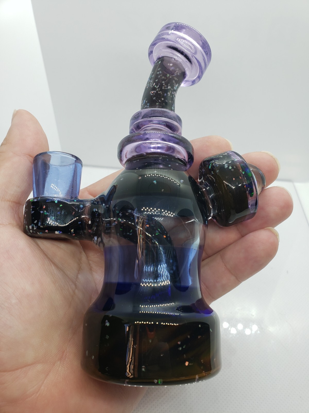 Derek Boro Boy #19 Wonder Tube Glass Water Pipe + #1 Space Coin Pendant 😍🔥