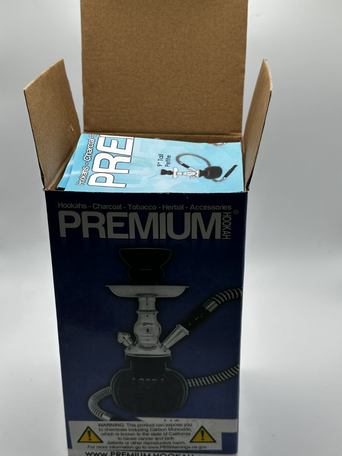 9&Prime; Petite 1 Hose Green Premium Hookah Set–New Open Box