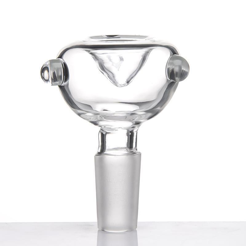 2PCS 14mm Male Bowl Thick Glass Bowl Big Ball for Glass Bong Pipe Slide Parts