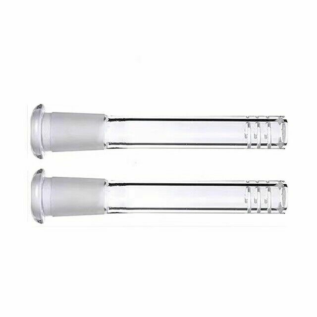 2PCS 4 » Glass Downstem Diffuser 14mm Male Down Stem For Bowl Glass Bong Pipe