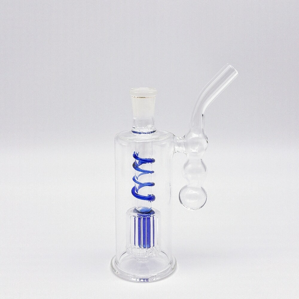 4&Prime; Mini Glass Bong Filter Pyrex Hookah Recycler Water Pipe Smoking Bubbler
