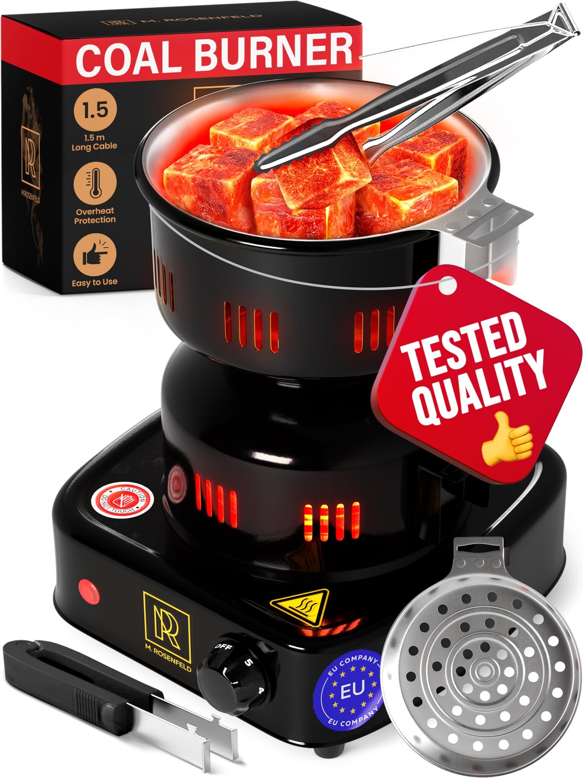 Hookah Coal Burner for Hookah – Premium FIRE Tower Multipurpose Electric Stov…