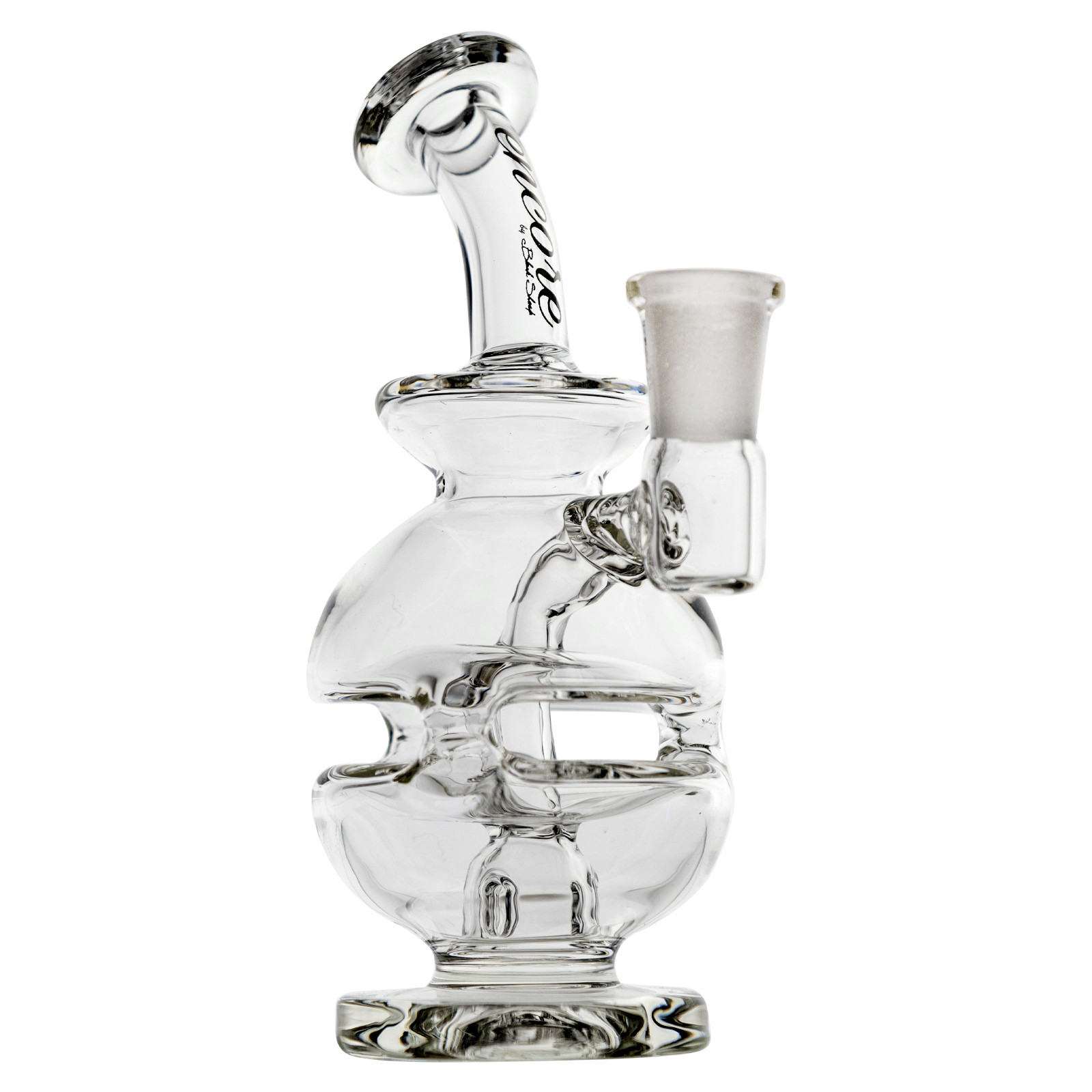 4.5&Prime; Mini Clear Micro 10mm Egg Bong Water Pipe Glass Tobacco Hookah