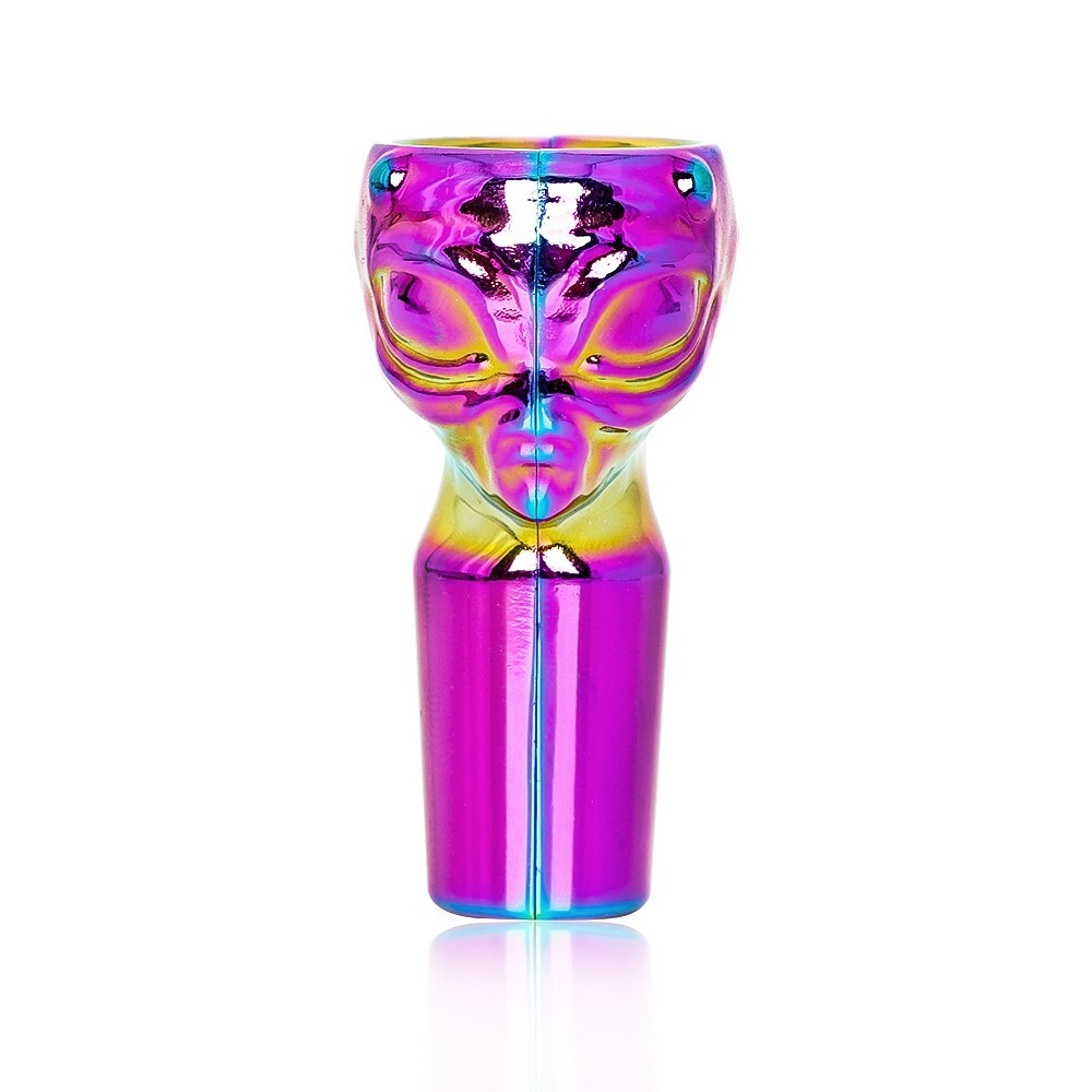 Alien Metal Magnetic Male Bowl 18mm for Water Pipe Glass Bong