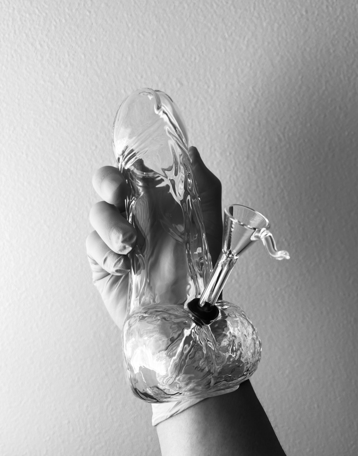 7.5 inch Glass bong Hookah Shisha Tobacco water Smoking pipe Bubbler