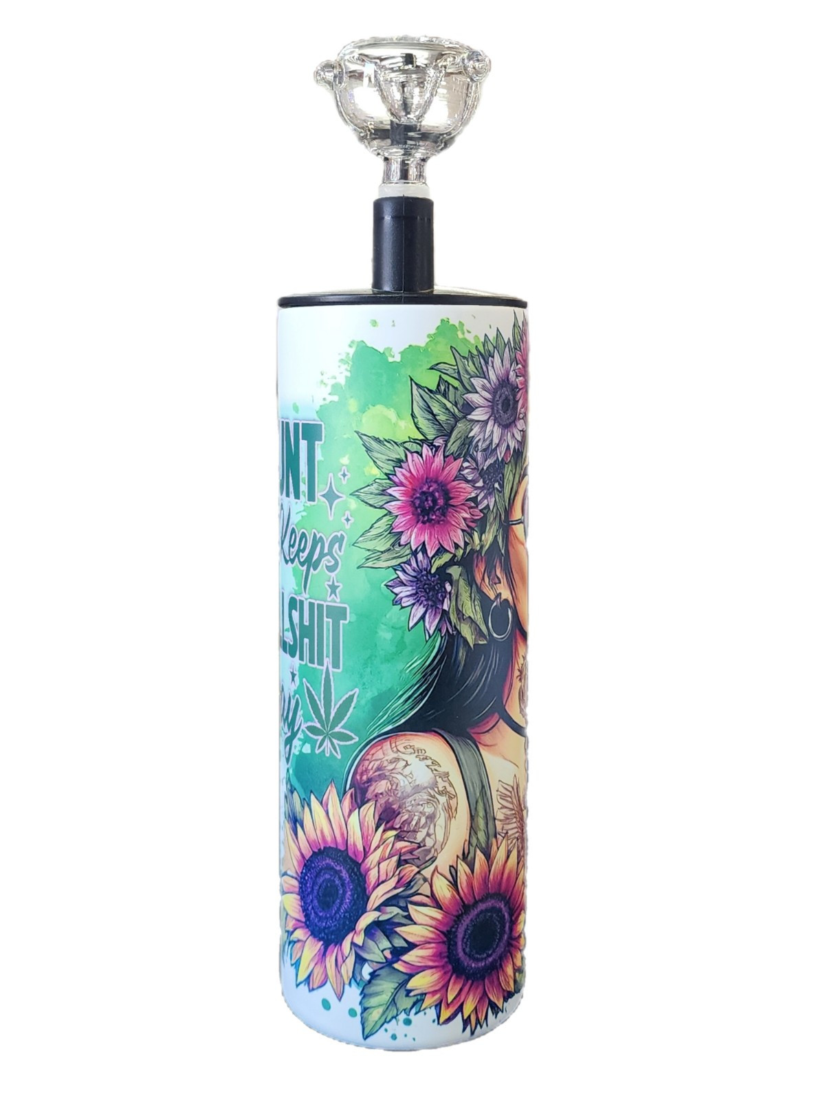 Glow In The Dark Bong Tumbler- Tumbler Hookah – Cold Smoke Tumbler – 20 oz