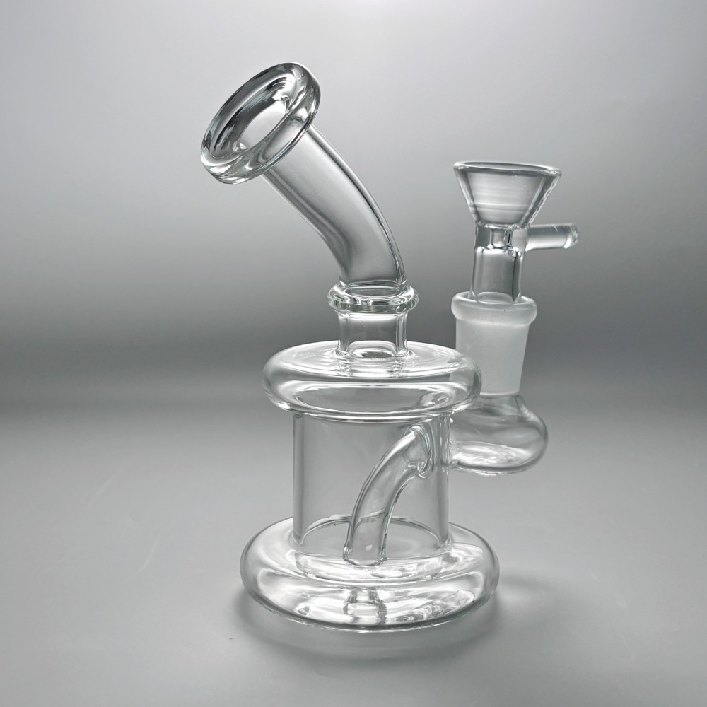 5 » MINI Glass Bong Diffuser Water Pipe Smoking Hookah Bubbler w/Tool box USA