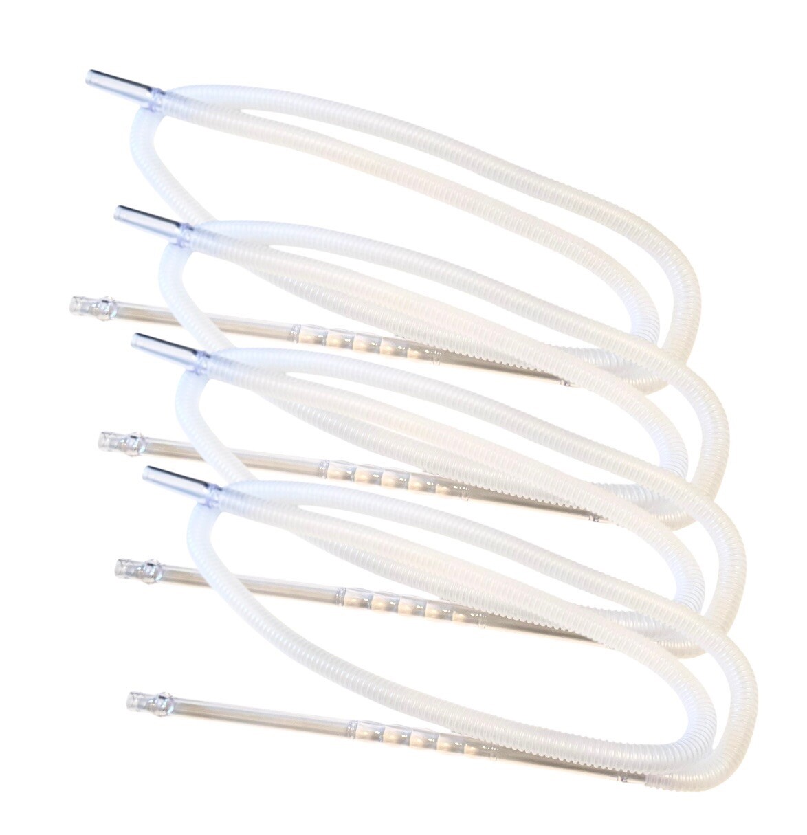 50 x MYA DISPOSABLE WASHABLE HOOKAH SHISHA HOSE Clear White