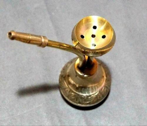 Antlantic Wood Store Pure Brass Hand Hookah Showpiece Metal Hookah set of 1
