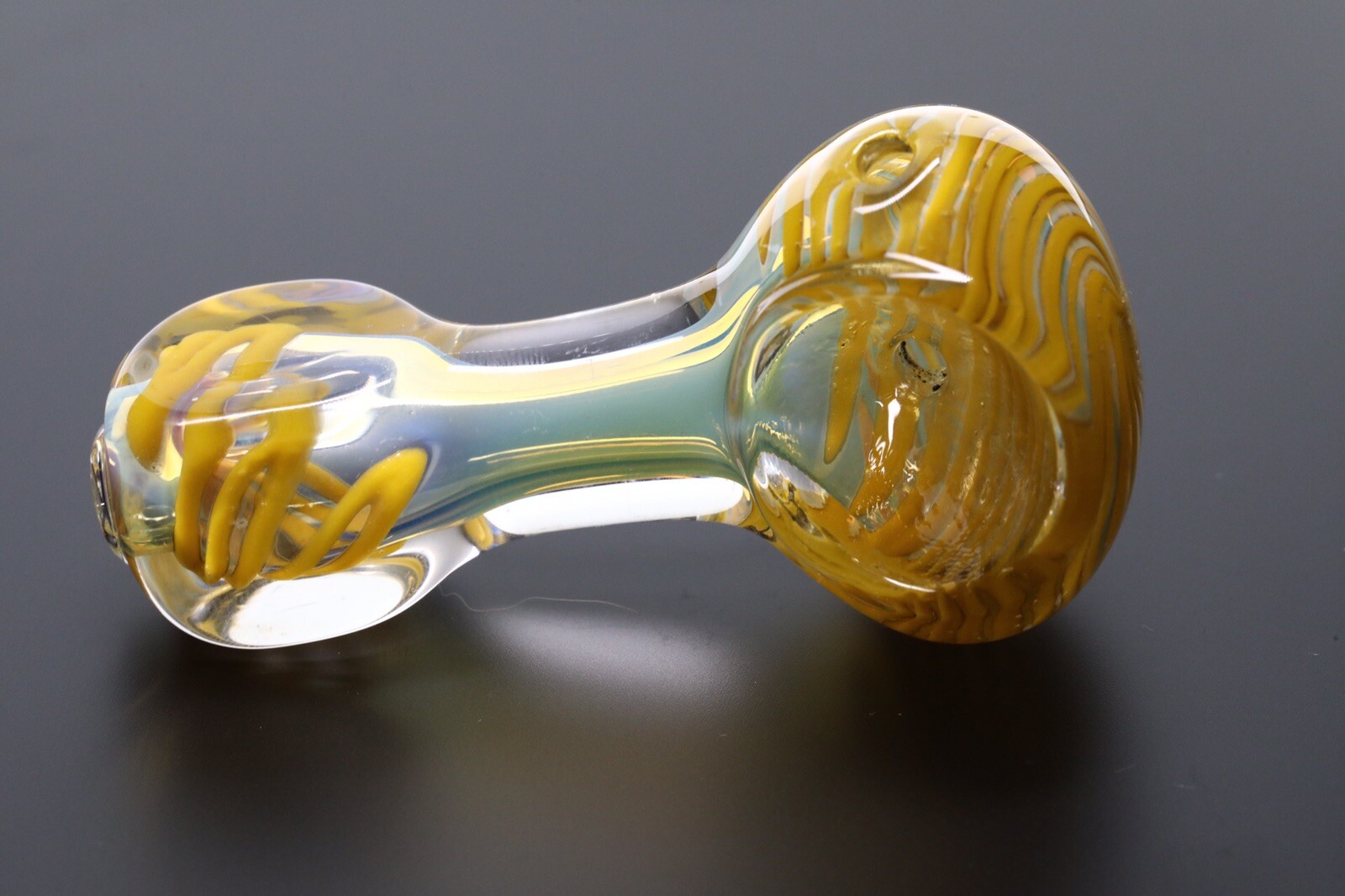 SMOKING MINI HITTER HEAVY 3” HAND PIPE BLOWN GLASS POCKET PIPA BOWL USA TOBACCO