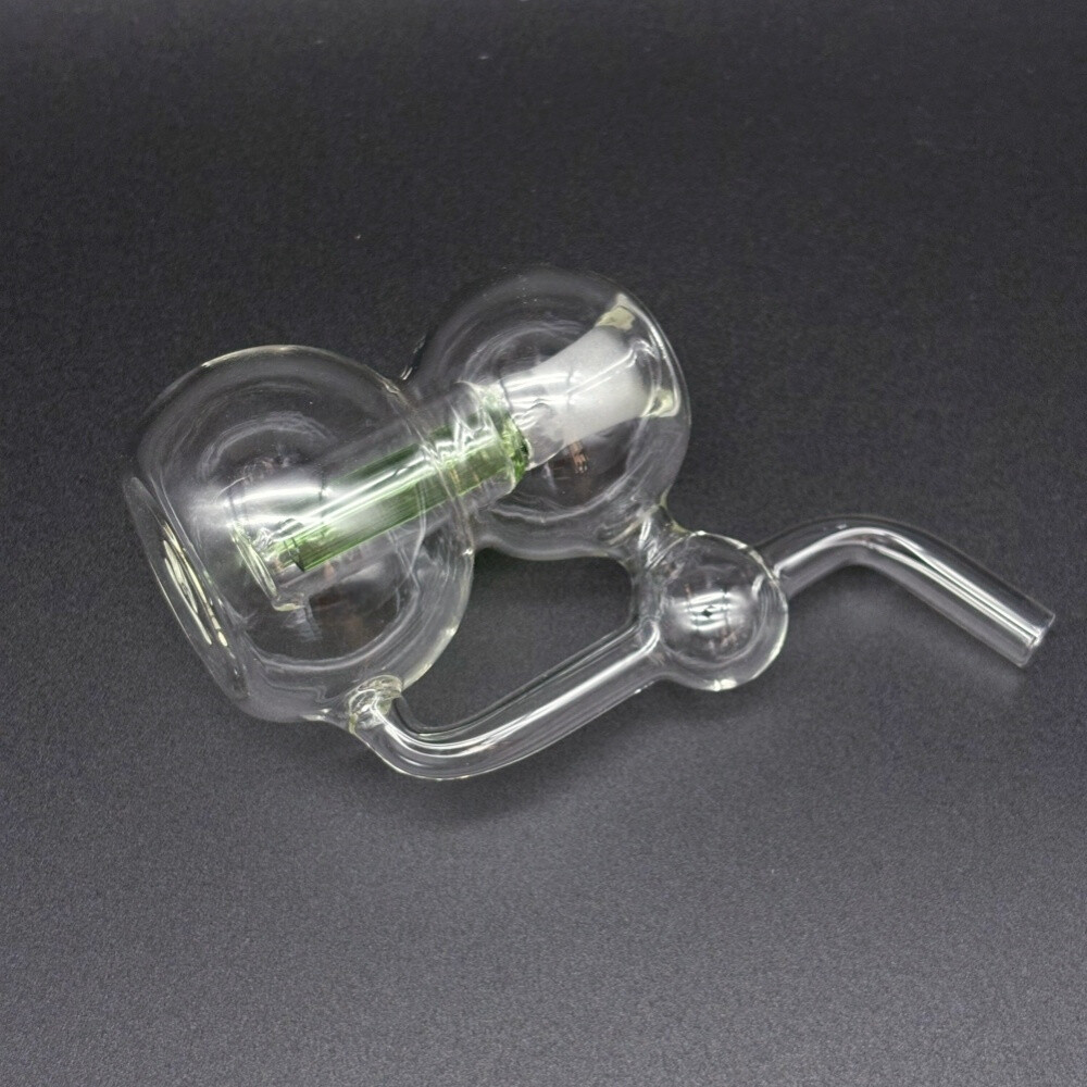 Mini 3.7&Prime; Glass Hookah Bong Gourd Ball Pyrex Smoking Water Pipe W/10mm Bowl