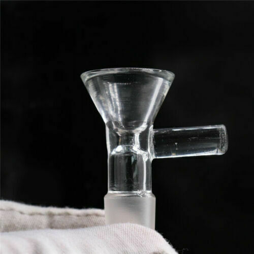 6x18mm Male Glass Bowl Handle Funnel For Water Pipe Hookah Bong Replacement Head