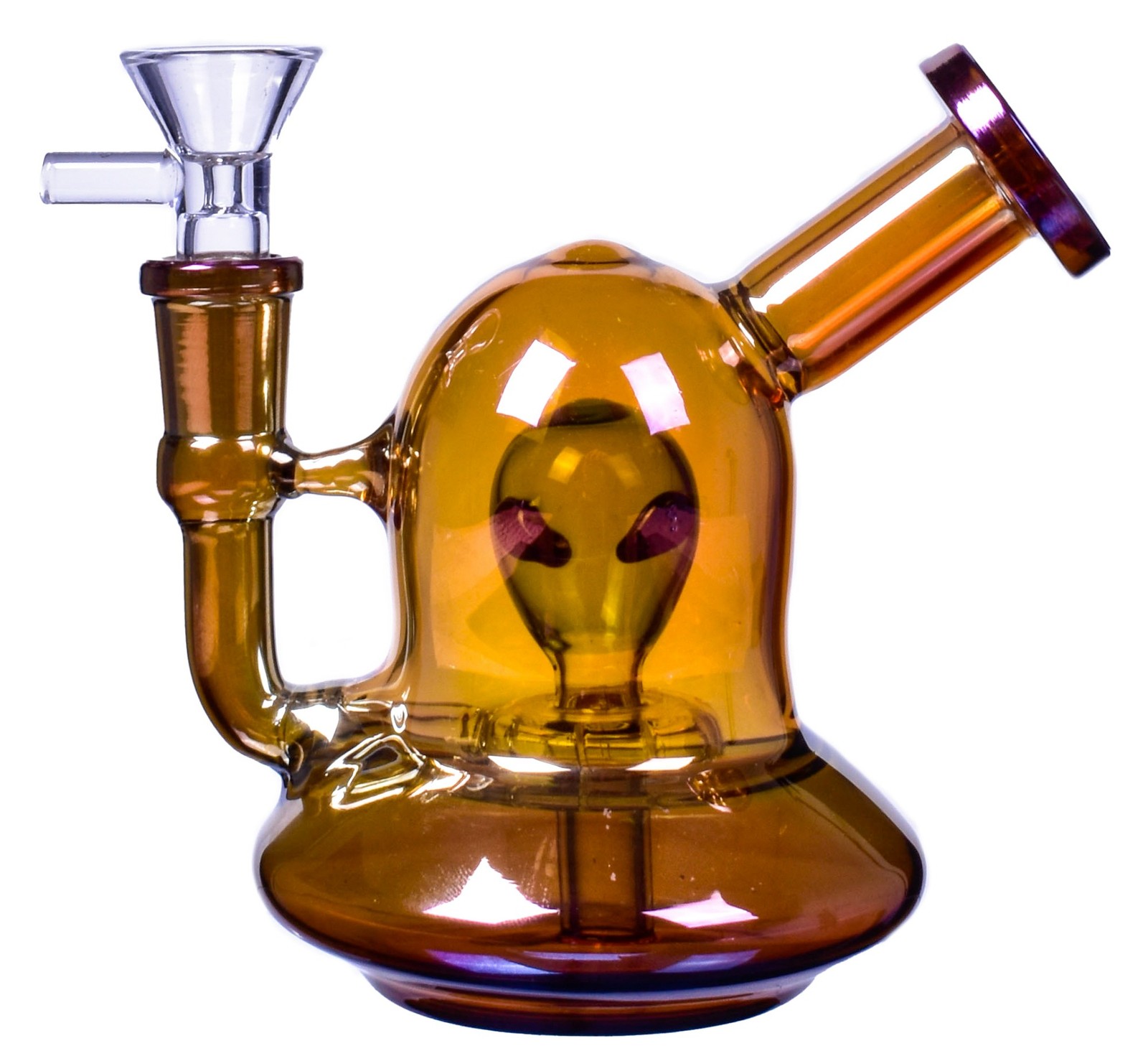 COOL Bong THICK Glass Bong ALIEN Bongs UFO Bongs Monster Bong Iridescent *USA*