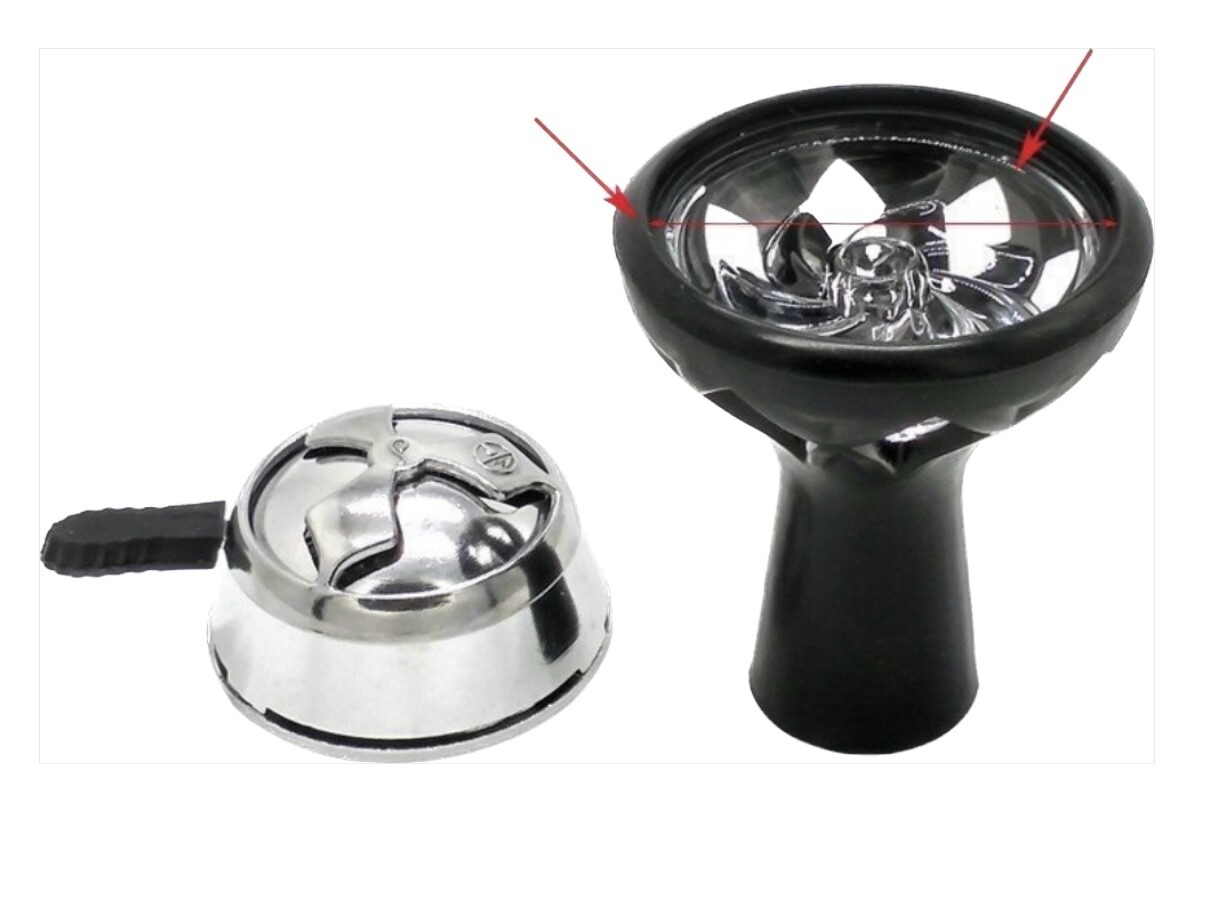 HOOKAH BOWL Silicone head for Hookah Tobacco bowl with heat management