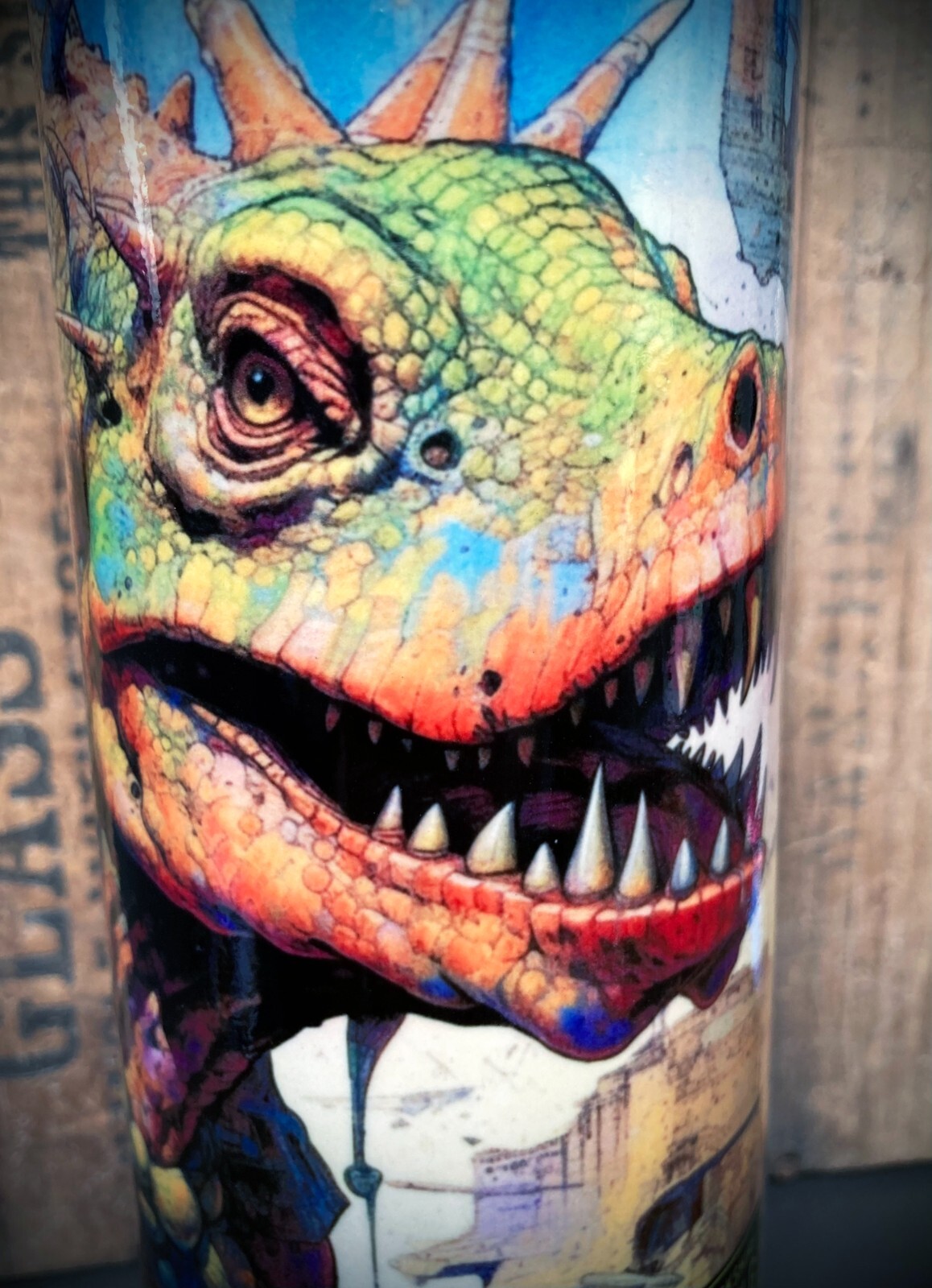Handmade Ceramic Bong Hookah Bubbler Water Pipe Smoke Dinosaur Dragon Glass Bowl