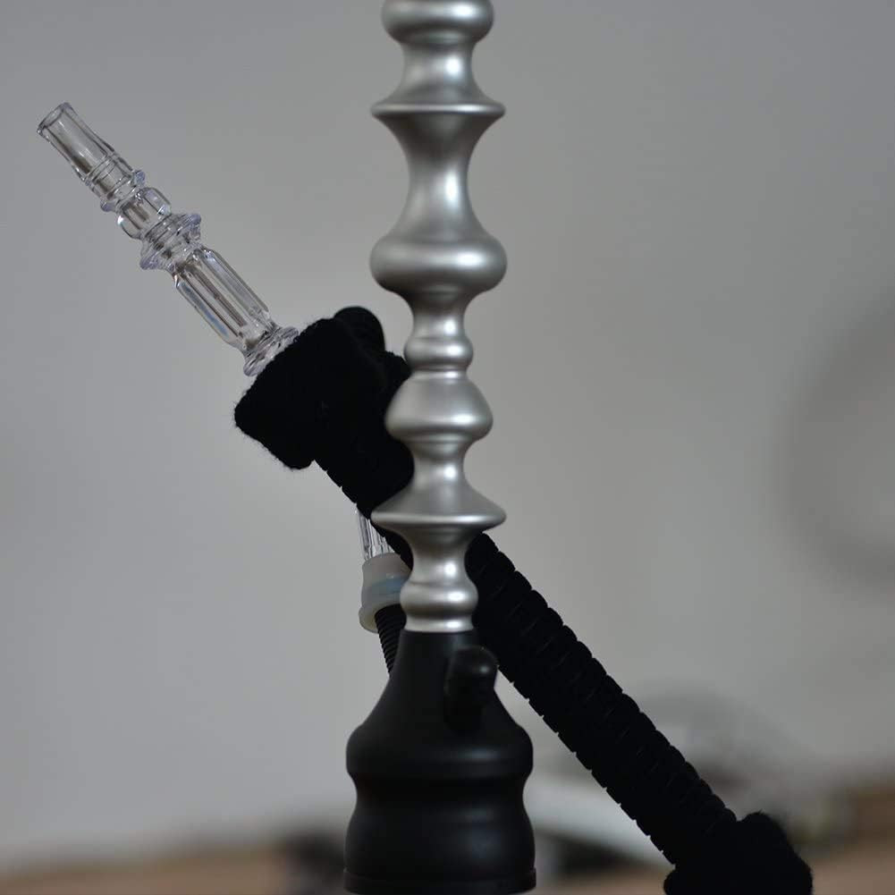 Hookah Hose Shisha Washable Plush Pipe 6Ft with Mini Ice Bag Detachable Mouth Ti
