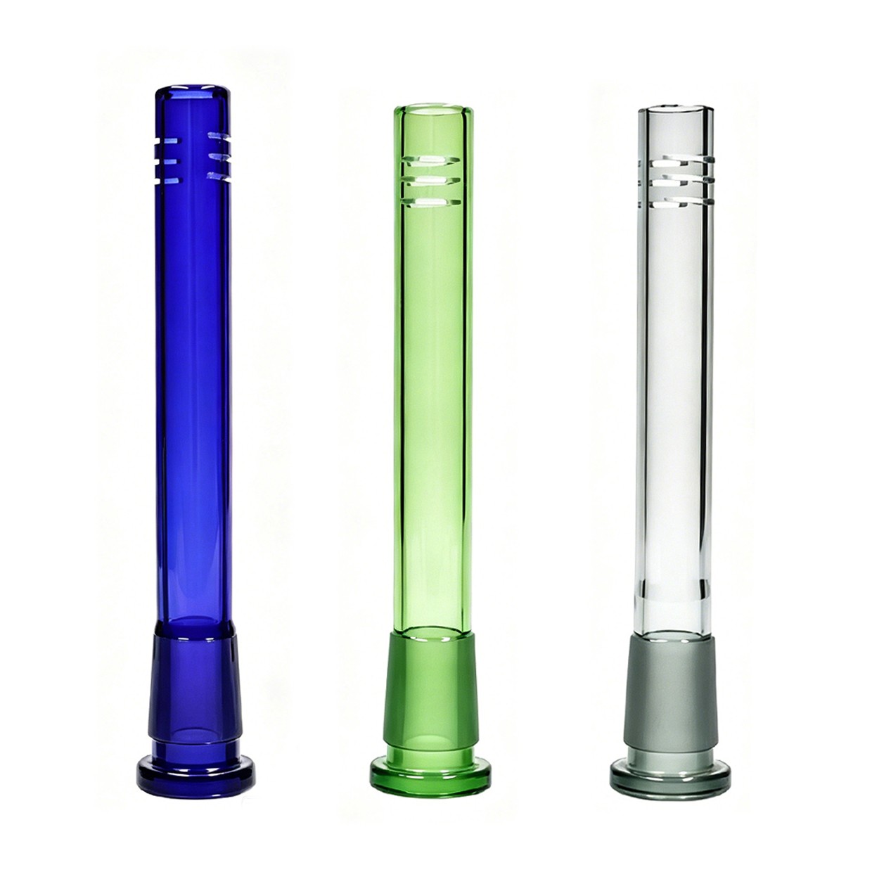 6-PACK 5.25in Down stem + Round 14mm Glass Bong for Glass Bongs Tobacco Smoking
