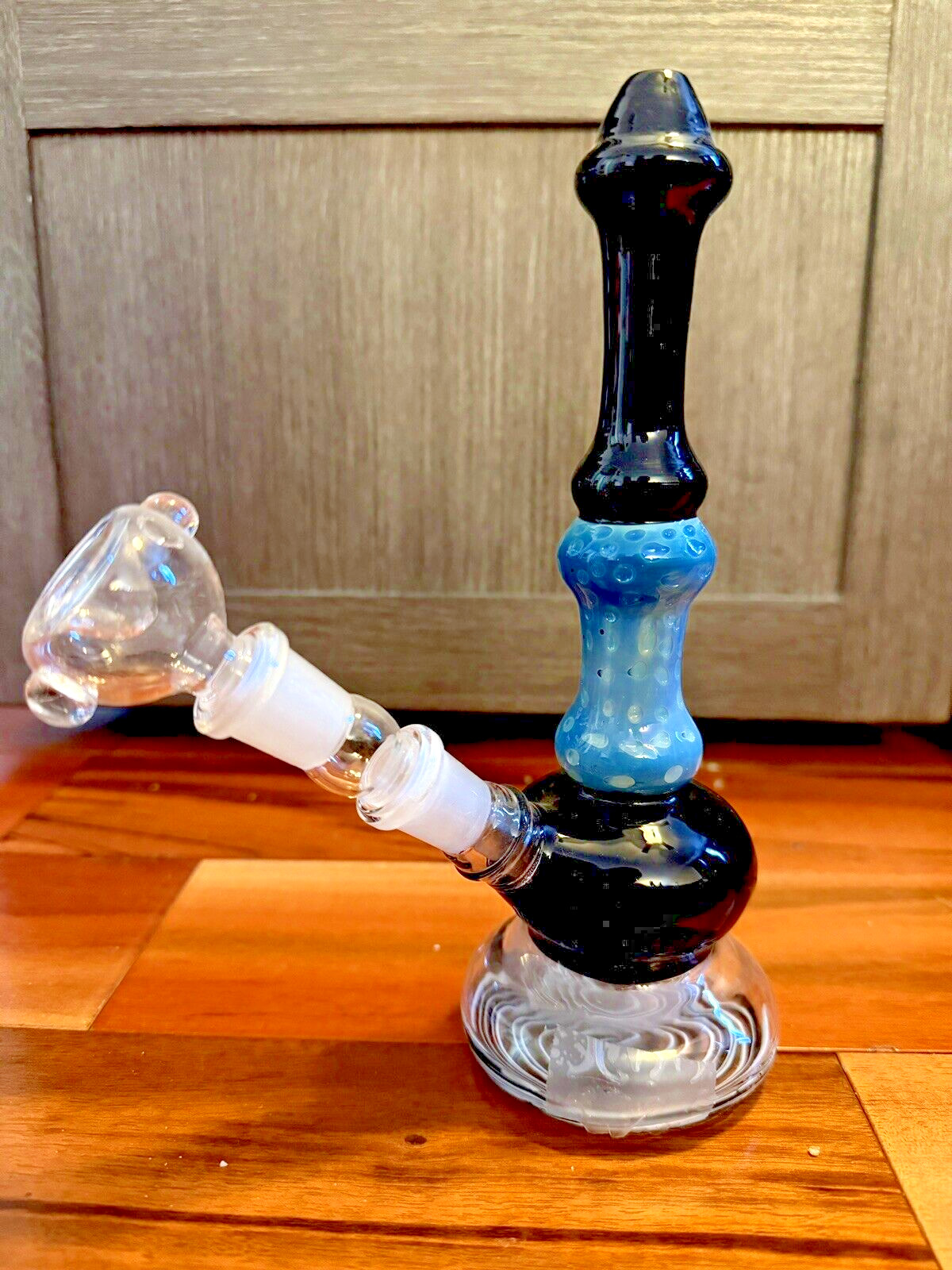 8.25” Glass Bong Smoking Hookah Water Pipe Heavy Tobacco 14mm Bowl