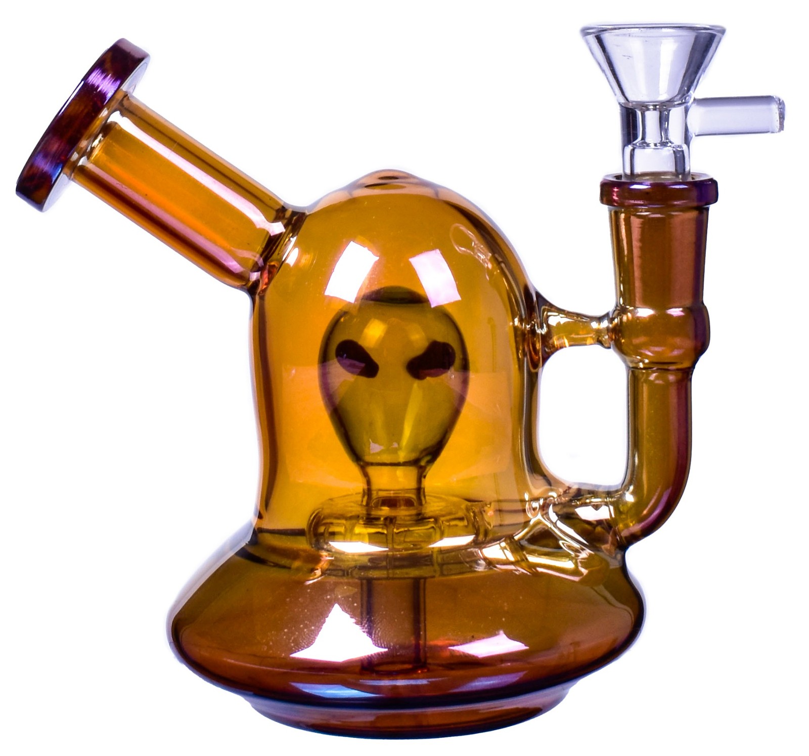 COOL Bong THICK Glass Bong ALIEN Bongs UFO Bongs Monster Bong Iridescent *USA*