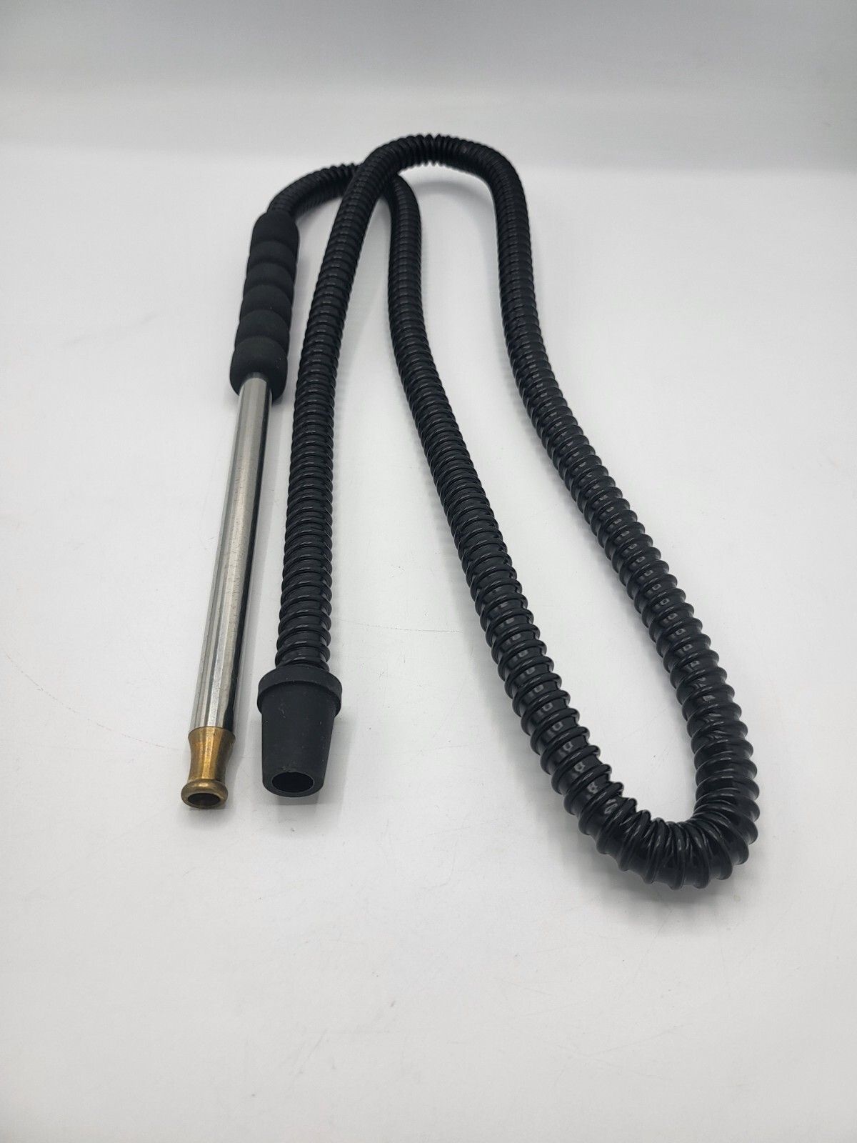 Hookah Pipe Hose Black Silver Eco-Friendly Magic Plastic Long Handle Rod