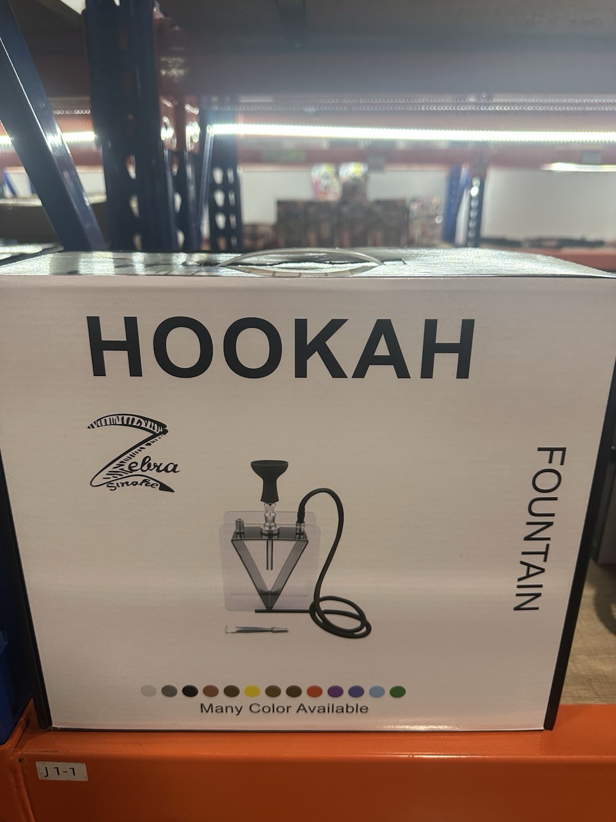ZEBRA 13&Prime; Fountain Hookah – 1 Hose | Silicone Hose & Bowl | FREE Shipping